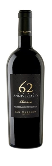 San Marzano 'Anniversario 62', Primitivo di Manduria Riserva