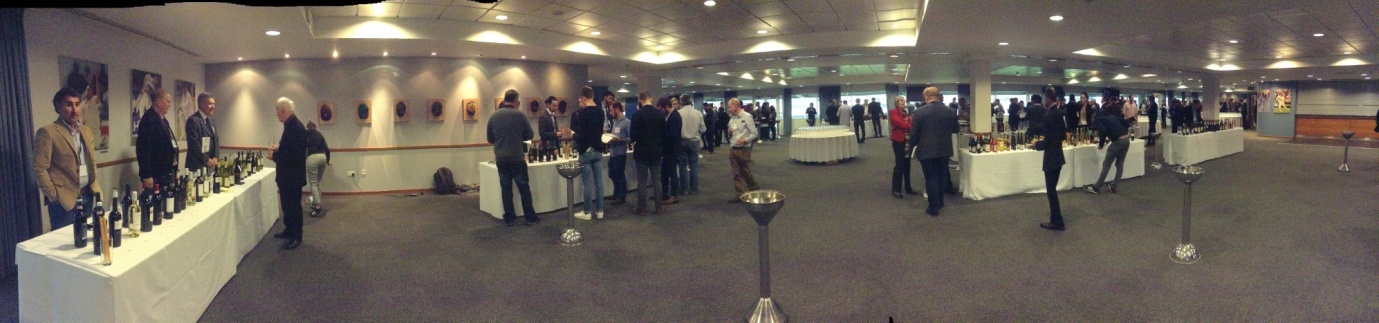 Wine tasting at the Oval for WineTrust100