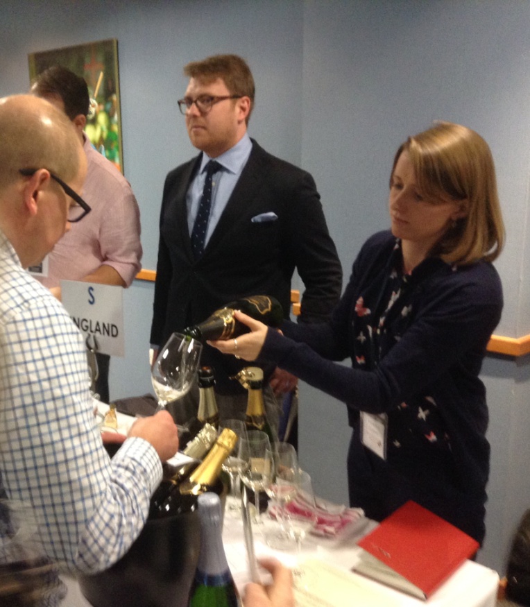 WineTrust100 MW Nick Adams at the sparkling wine table