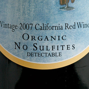 Organic wine containing "no sulfites" WineTrust