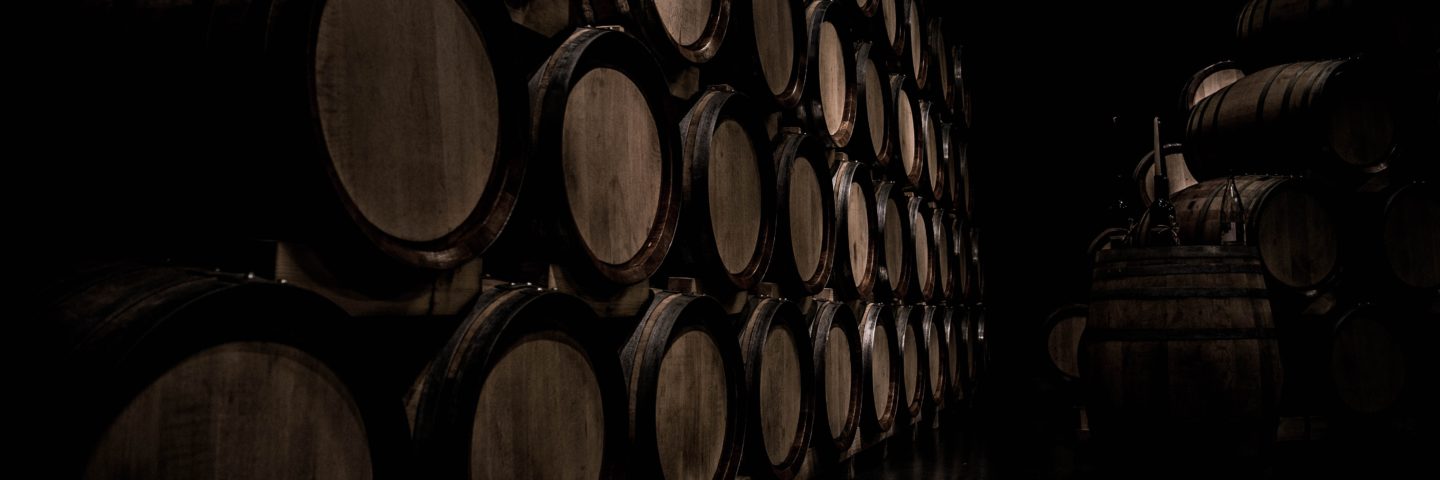 wine barrels